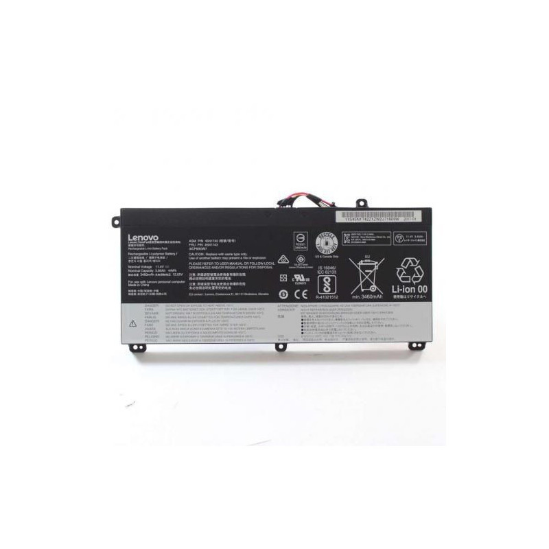 Батарея Lenovo ThinkPad T540p T550 T560 W550 W541 L440 45N1740 45N1741 45N1742 45N1743 3900mah 44Wh 11.4В Original