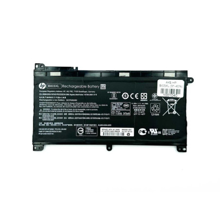 Батарея HP Pavilion X360 13-u M3-U Stream 14-ax ON03XL BI03XL 3615mah 41.7Wh 11.55В Original