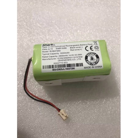Батарея Shark RV1000 RV1000S RV1001 RV912S JL15 RVBAT850 3000mah 43.0Wh 14.8В Servise Original