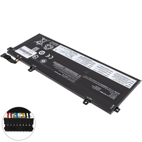 Батарея LENOVO L18L3P71 ThinkPad T590 T15 Gen 1 P15s 11.52 V 4385 mAh 51 Wh 02DL008 02DL009 02DL010 02DL011 02DL012 02LD012