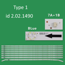 Підсвітка A 55D8000Q SCBC A-A17 AA17 55HR332M1 4A2 V0 4C-LB550T-HR1AA 4C LB550T HR1 4CLB550THR1AA B B-A17 BA17 iaomi L55M6-6ESG