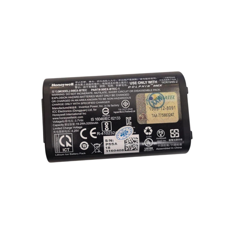 Батарея Honeywell Dolphin 99EX 99GX 99EX-BTEC 5200mah 19.2Wh 3.7B Servise Original
