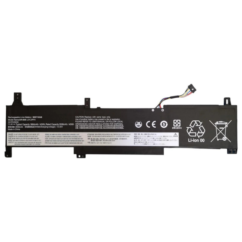 Батарея Lenovo IdeaPad 14IGL7 14IJL7 SB11D70893 L21M3PF0 L21C3PF0 L21D3PF0 L21L3PF0 L21M3PF1 3684mah 42Wh 11.4