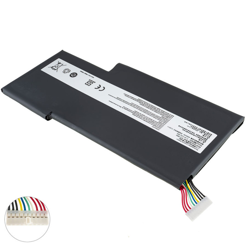 Батарея для ноутбука MSI BTY-M6K GF63 GF75 GS63VR GS73VR 11.4V 4600mAh 52.4Wh 11.4 V 4600 mAh 52.4 Wh
