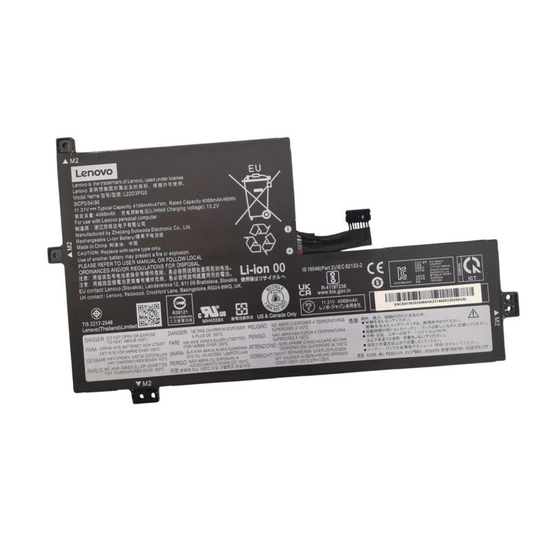 Батарея Lenovo 100e Chromebook Gen 4 IdeaPad Slim 3 L22B3PG0 L22M3PG0 L22C3PG0 L22D3PG0 4068mah 47Wh 11.31B Original