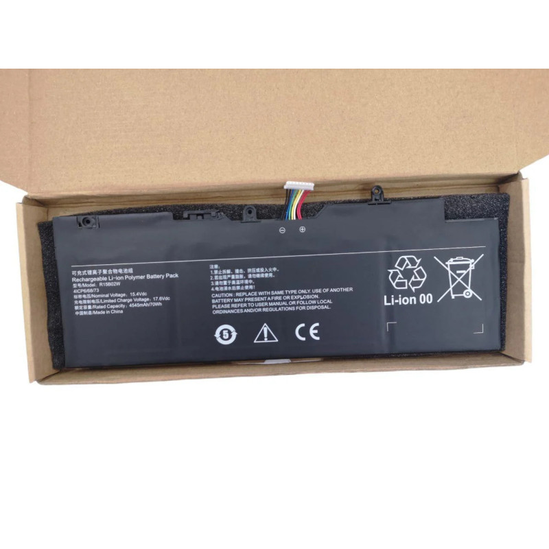 Батарея Xiaomi Mi RedmiBook Pro 15.6 R15B02W 4545mah 70Wh Батарея Xiaomi Mi RedmiBook Pro 15.6 R15B02W 4545mah 70Wh
