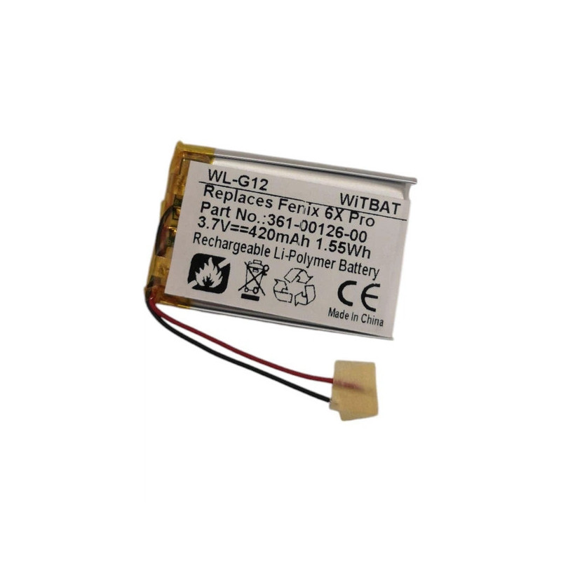 Батарея Garmin Forerunner 910XT 361-00057-00 361-00057-01 620mah