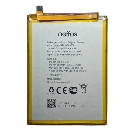 Батарея TP-Link Neffos NBL-40A3730 C9 3.85B 3840mah