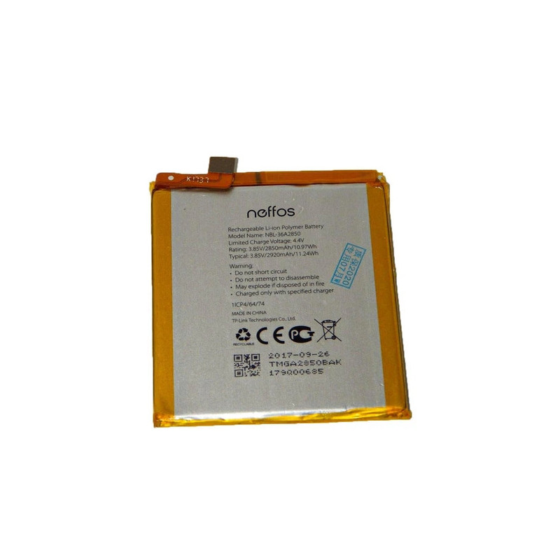 Батарея TP-Link Neffos NBL-36A2850 3.85B 2920mah
