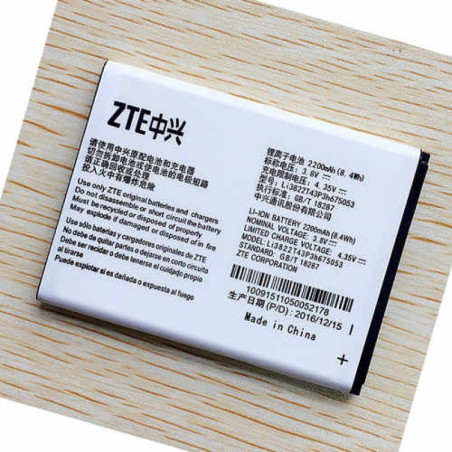 Батарея ZTE Blade Q Lux Blade A430 Beeline Pro Telstra 4GX Buzz Li3822T43P3h675053 3.8B 2200mah
