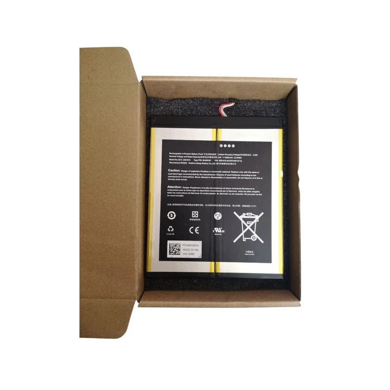 Батарея Amazon Kindle Fire HD 10.1 SL056ZE 58-000187 A2110 58-000280 3.8B 6300mah