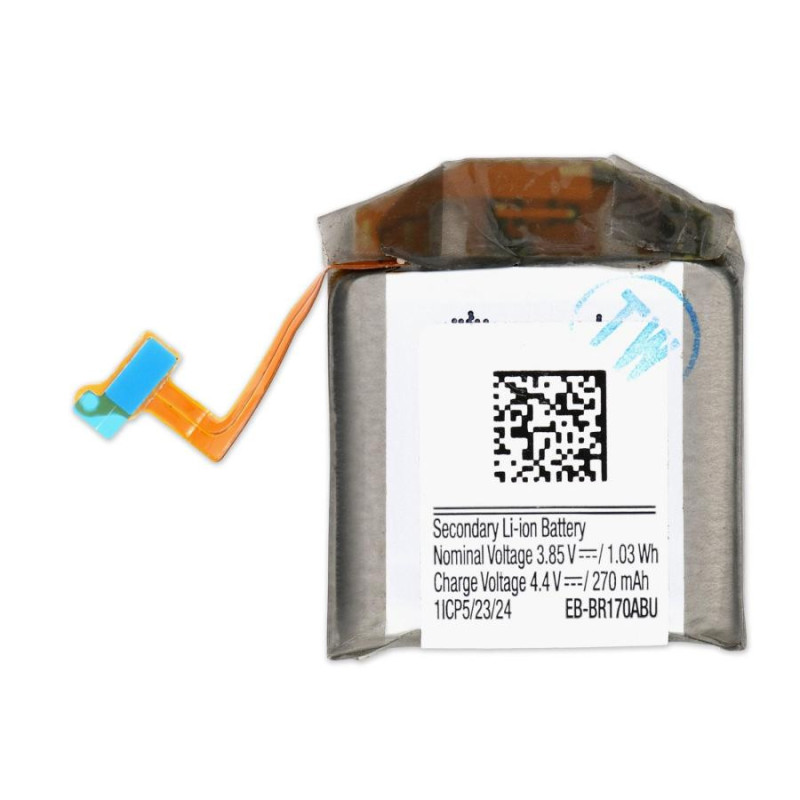 Батарея Samsung Galaxy Watch S4 42MM SM-R810 SM-R815 EB-BR170ABU 270mah 3.85B Батарея Samsung Galaxy Watch S4 42MM SM-R810 SM-R815 EB-BR170ABU 270mah 3.85B