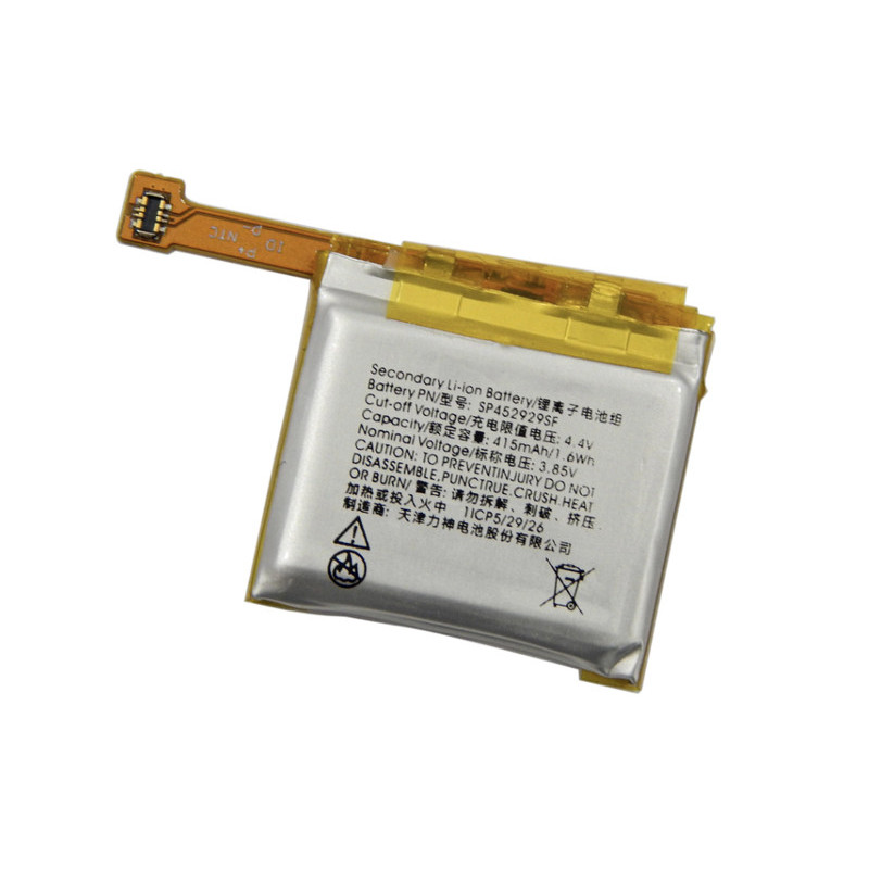 Батарея Ticwatch Pro Pro 4G WG12016 S2 E2 SP452929SF 3.85B 415mah Батарея Ticwatch Pro Pro 4G WG12016 S2 E2 SP452929SF 3.85B 415mah