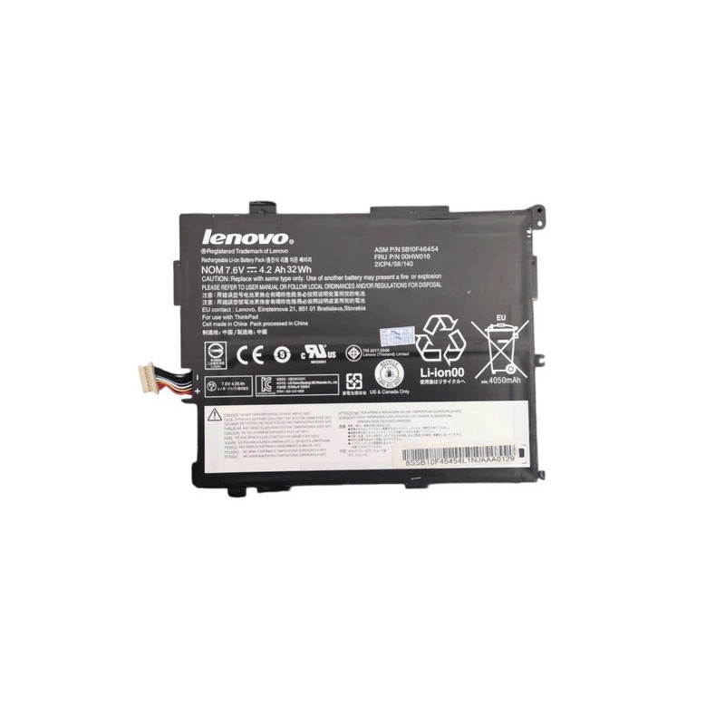 Батарея Lenovo ThikPad 10 2 SB10F46454 00HW016 00HW017 00HW018 00HW019 4050mah 32Wh 4050mah Original Батарея Lenovo ThikPad 10 2 SB10F46454 00HW016 00HW017 00HW018 00HW019 4050mah 32Wh 4050mah Original