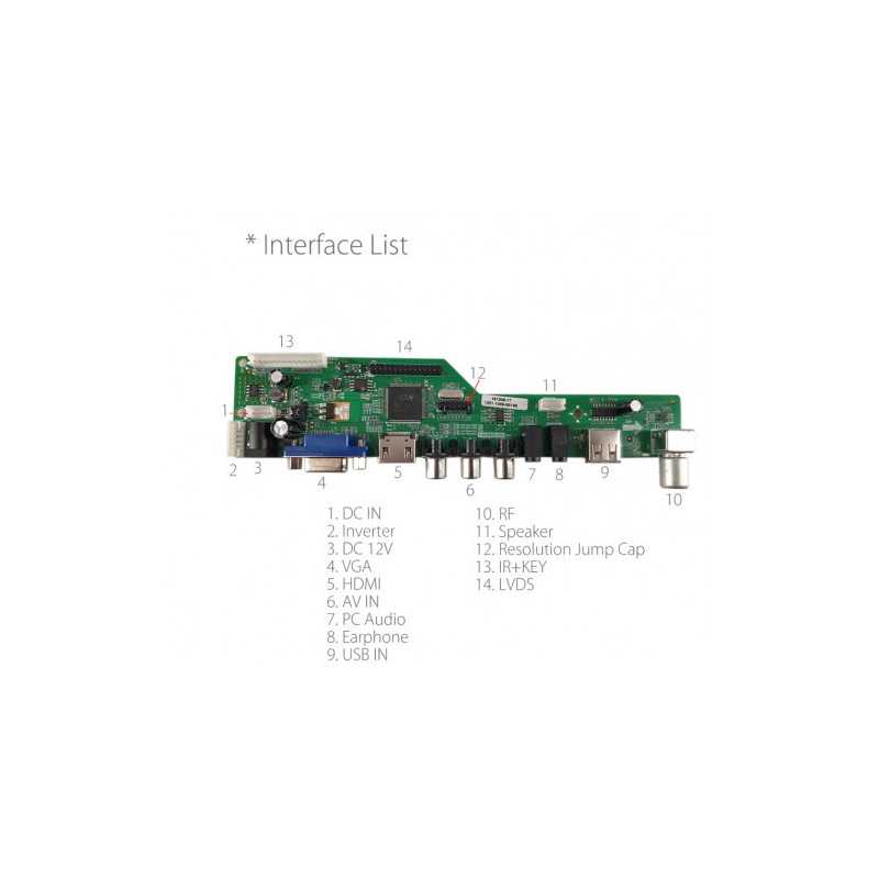Скалер T.SK105A.03 T.SK105A.03 T.SK106A.03 T.RD8503.03 T.V56.03 з ТВ тюнером HDMI USB Universal TV Main Board универсальная