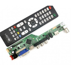 Скалер T.SK105A.03 T.SK105A.03 T.SK106A.03 T.RD8503.03 T.V56.03 з ТВ тюнером HDMI USB Universal TV Main Board универсальная