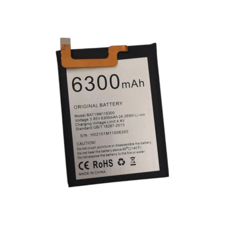 Батарея Doogee S68 Pro BAT19M116300 6300mah 3.85B