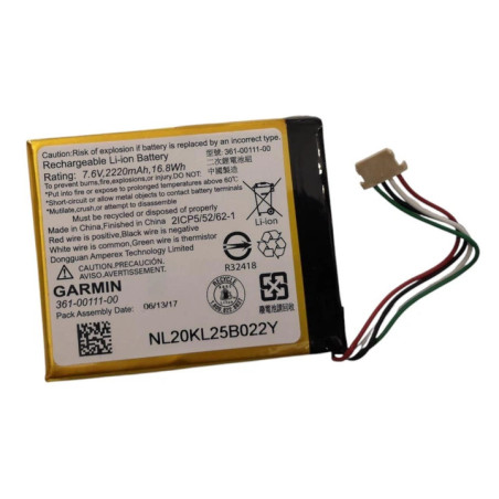 Батарея Garmin 361-00111-00 2220mah 16.8Wh 3.8B