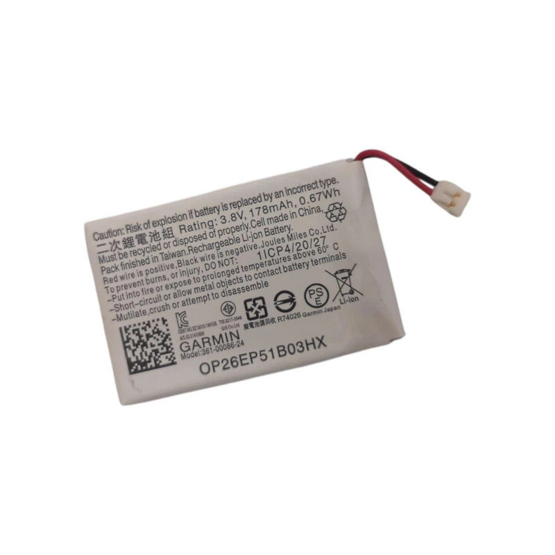 Батарея Garmin Forerunner 225 735XT Approach G10 361-00086-23 178mah 3.8B Original Батарея Garmin Forerunner 225 735XT Approach G10 361-00086-23 178mah 3.8B Original