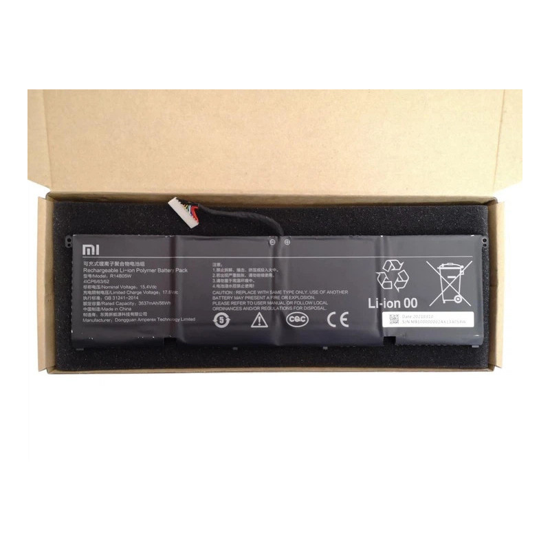 Батарея Xiaomi Mi Pro X 14 XMA2016-AB AA R14B05W 3637mah 56Wh Original Батарея Xiaomi Mi Pro X 14 XMA2016-AB AA R14B05W 3637mah 56Wh Original