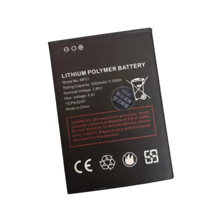 Батарея T-Mobile 4G LTE WiFi Hotspot AT&T Turbo Hotspot 2 MF01 3000mah 3.85B