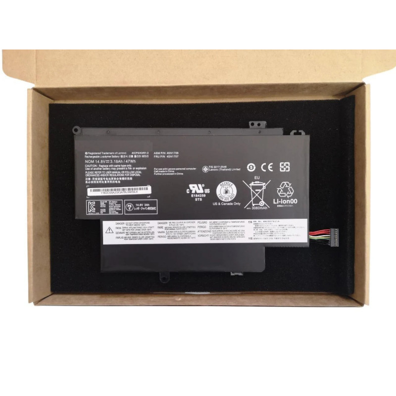 Батарея Lenovo ThinkPad S1 Yoga 45N1704 45N1705 45N1706 45N1707 14.8B 3180mah