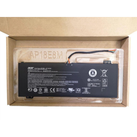 Батарея Acer Aspire Nitro AN515-43 AN517-51 AP18E8M AP18E7M 3733mah 57.48Wh 15.4B Servise Original