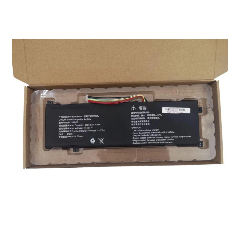 Батарея Mechrevo 16 Pro 16HD-5BB6U 16HDS-7BB6U SSBS81 6065mah 70Wh