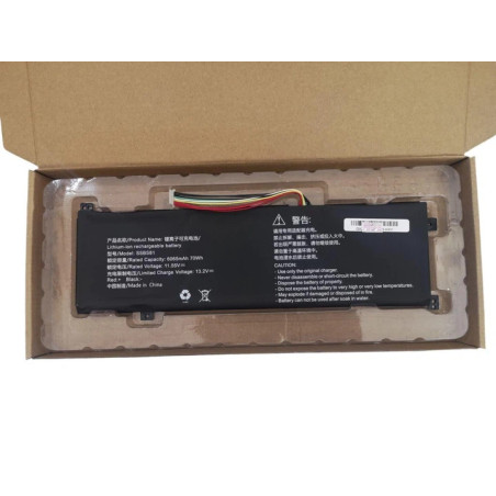 Батарея Mechrevo 16 Pro 16HD-5BB6U 16HDS-7BB6U SSBS81 6065mah 70Wh