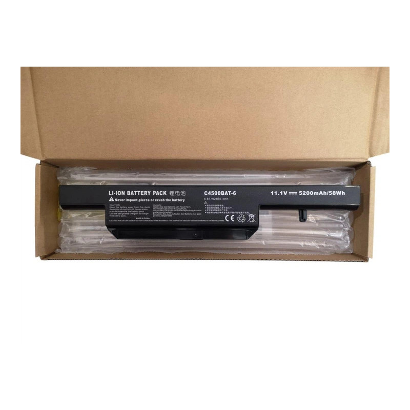 Батарея GIGABYTE Q1732 Q1700B Q1700C Clevo W150ER W251EG RTL8723BE C4500BAT-6 5200mah 58Wh 11.1B