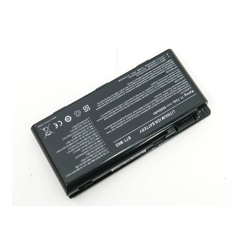 Батарея MSI GT660 GT683 GT70 GT780 GX60 GX660 GX680 GX780 BTY-M6D 7800mah 87Wh 11.1B Original
