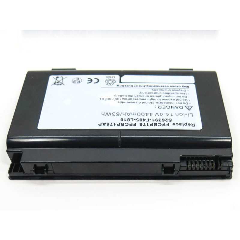 Батарея FPCBP176 FUJITSU LifeBook A1220 A6210 AH550 E780 E8410 N7010 NH570 CP335319-01 BP176-3S2P 10.8V 4400mAh