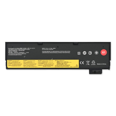 Батарея Lenovo ThinkPad T470 01AV423 01AV424 01AV425 01AV426 01AV427 01AV428 2060mah 24Wh 11.4В