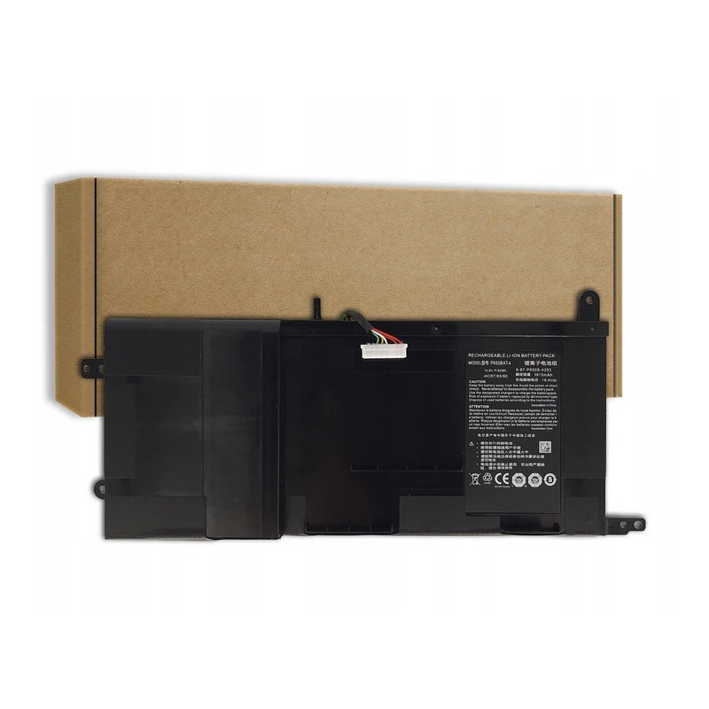 Батарея Clevo P650SA P655SE P670RG P671RG Medion Erazer X7841 P650BAT-4 4000mah 60Wh 14.8B Original