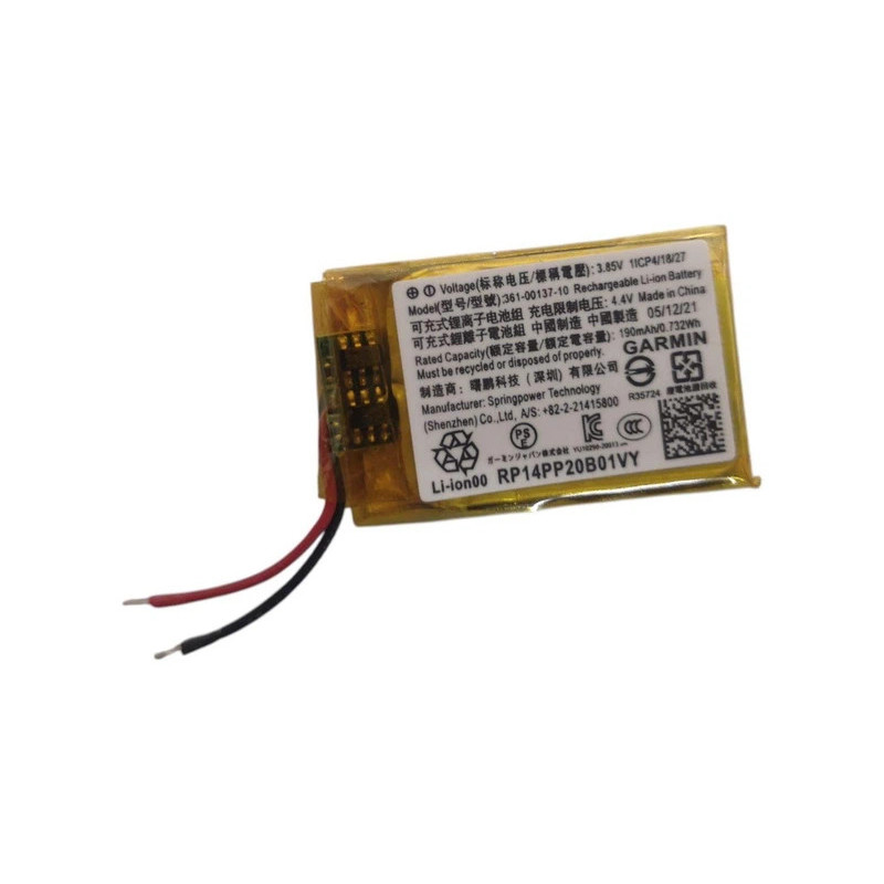 Батарея Garmin Venu 2 Venu 2s 361-00139-10 361-00137-10 192mah 3.7B Original