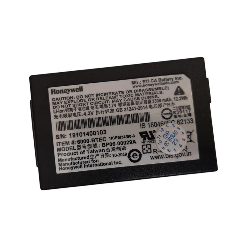 Батарея Honeywell Dolphin 6000LU1 BP06-00028A BP06-00029A 6000-BTSC 3300mah 3.7B Original