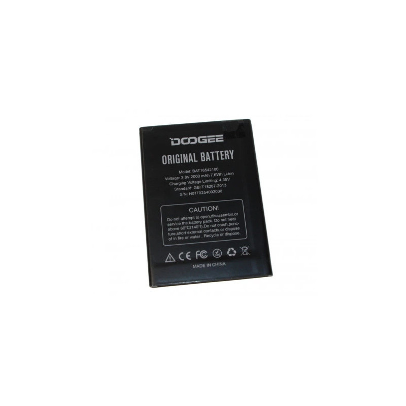 Батарея Doogee x9 mini bat16542100 2000mah 3.8B