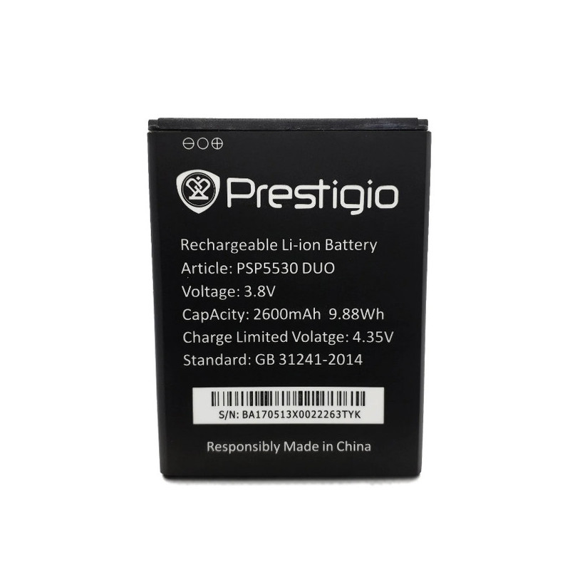 Батарея Prestigio psp5530 Grace Z5 2600mah