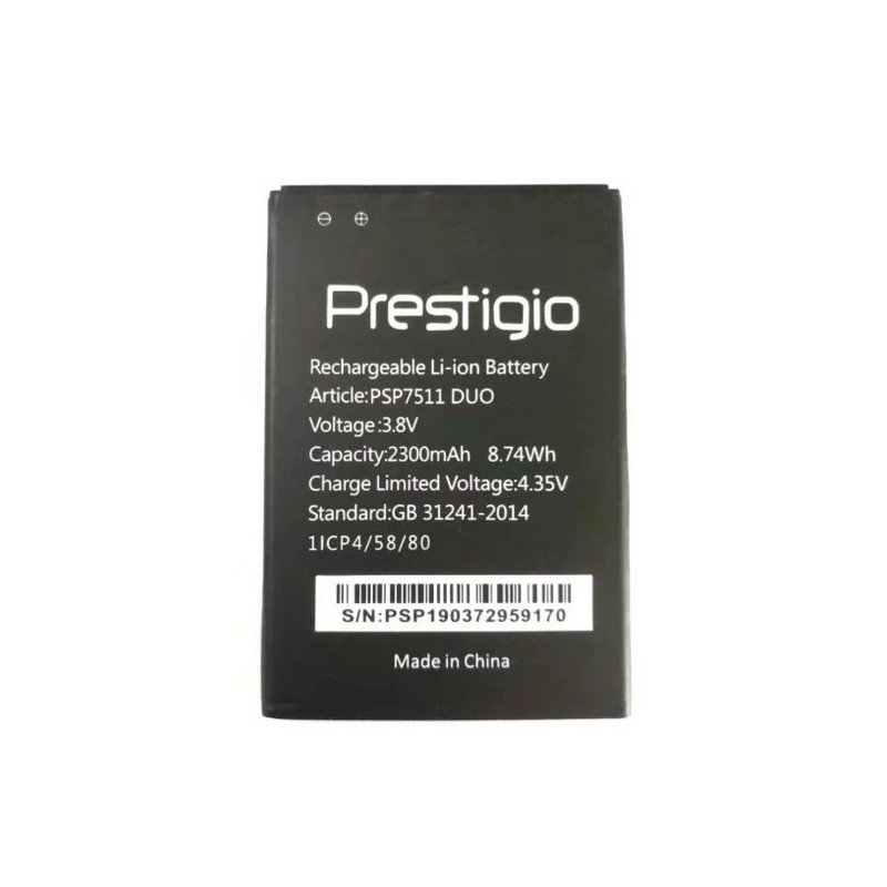 Батарея Prestigio psp3512 Muze b3 psp7511 Muze b7 2000mah 3.7B