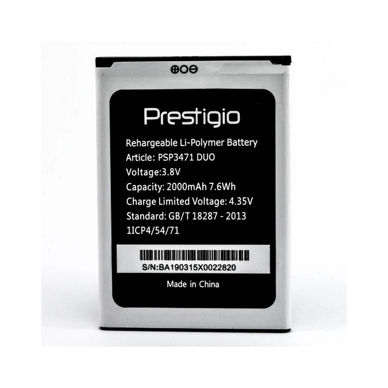 Батарея Prestigio psp3471 Wize Q3 2000mah Батарея Prestigio psp3471 Wize Q3 2000mah
