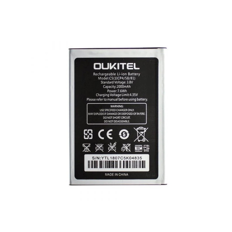 Батарея Oukitel C5 C5 Pro 200mah 3.8B
