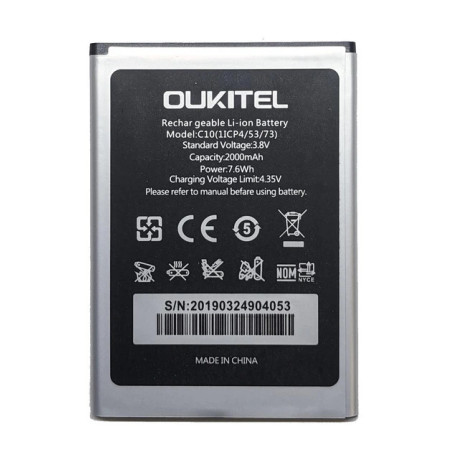 Батарея Oukitel c10 2000mah 3.8B