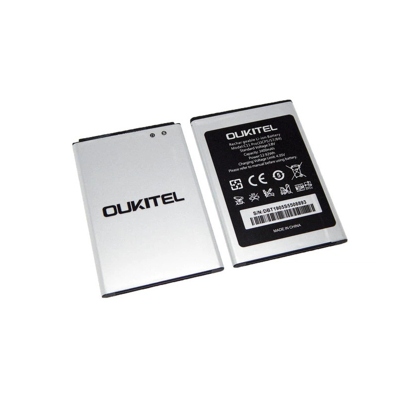 Батарея Oukitel c11 c11 Pro 3400mah 3.8B Батарея Oukitel c11 c11 Pro 3400mah 3.8B
