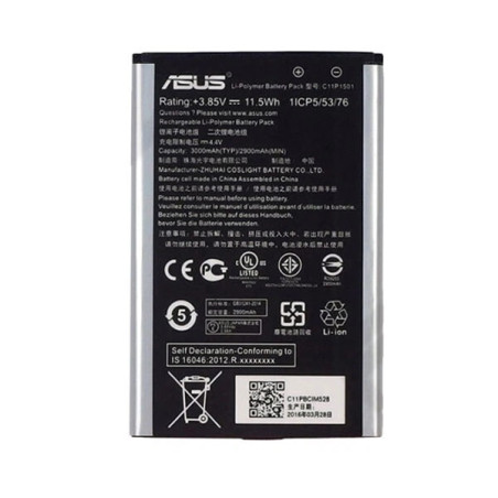 Батарея Asus ZenFone 2 Laser ZE550KL ZE551KL ZE601KL ZD551KL C11P1501 3000mah 3.85B