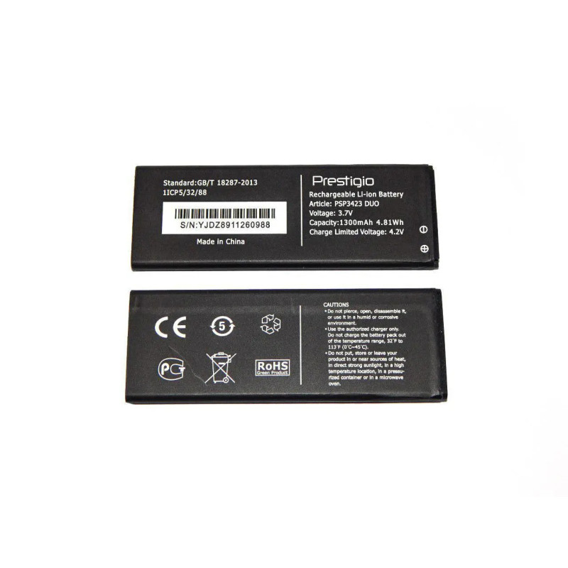 Батарея Prestigio psp3423 Wize R3 1300mah 3.7B Батарея Prestigio psp3423 Wize R3 1300mah 3.7B