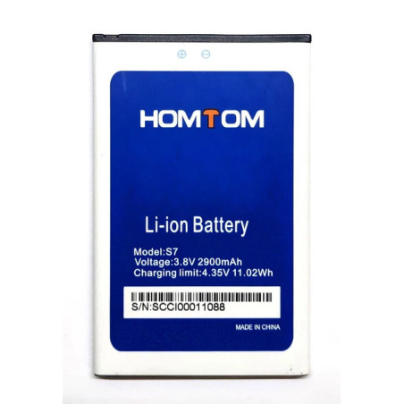 Батарея Homtom S7 2900mah 3.8B