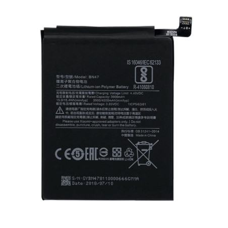 Батарея Xiaomi BN37 Redmi 6 Redmi 6a 3000mah 3.85B