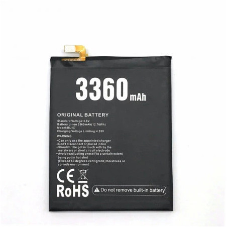 Батарея Doogee Shoot 2 BL-57 3360mah 3.8B