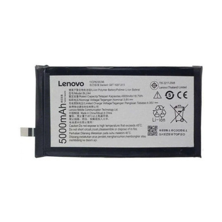 Батарея Lenovo Vibe P1 BL244 P1c58 P1c72 5000mah 3.8B