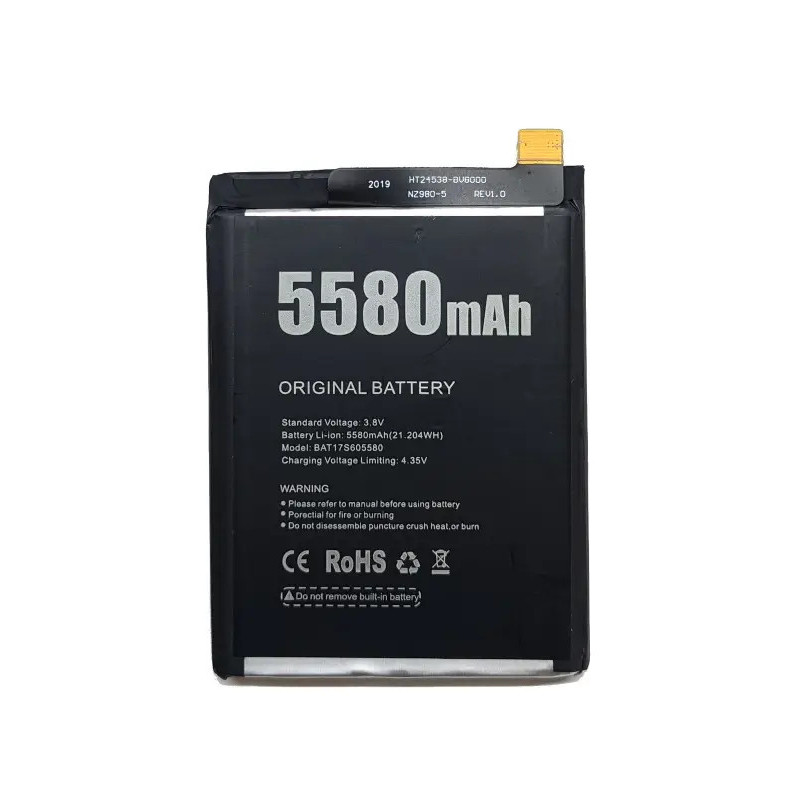 Батарея Doogee S60 S60 Lite BAT17S605580 5580mah 3.8B Батарея Doogee S60 S60 Lite BAT17S605580 5580mah 3.8B